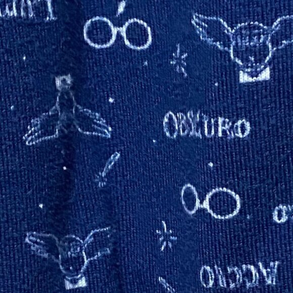 Harry Potter long sleeve blue tunic w/wizarding world design, size M - Picture 4 of 13